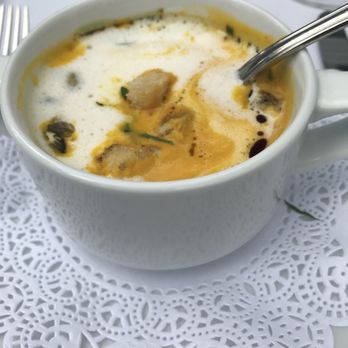 Steak- & Burgerrestaurant Feuerstein - Pumpkin soup - Steakhouses Near Me - Biberach, BW