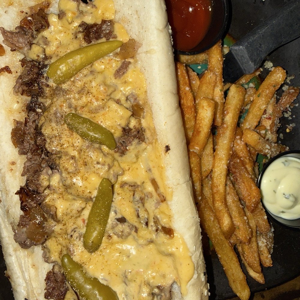 More Brewing - Philly Cheesesteak with Truffle Friea - Breweries Near Me - Huntley, Illinois More Brewing - Philly Cheesesteak with Truffle Friea - Breweries Near Me - Huntley, Illinois