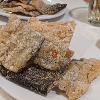 Jun Yuan - Deep fried fish skin chips - Hot Pot Near Me - Vancouver, British Columbia