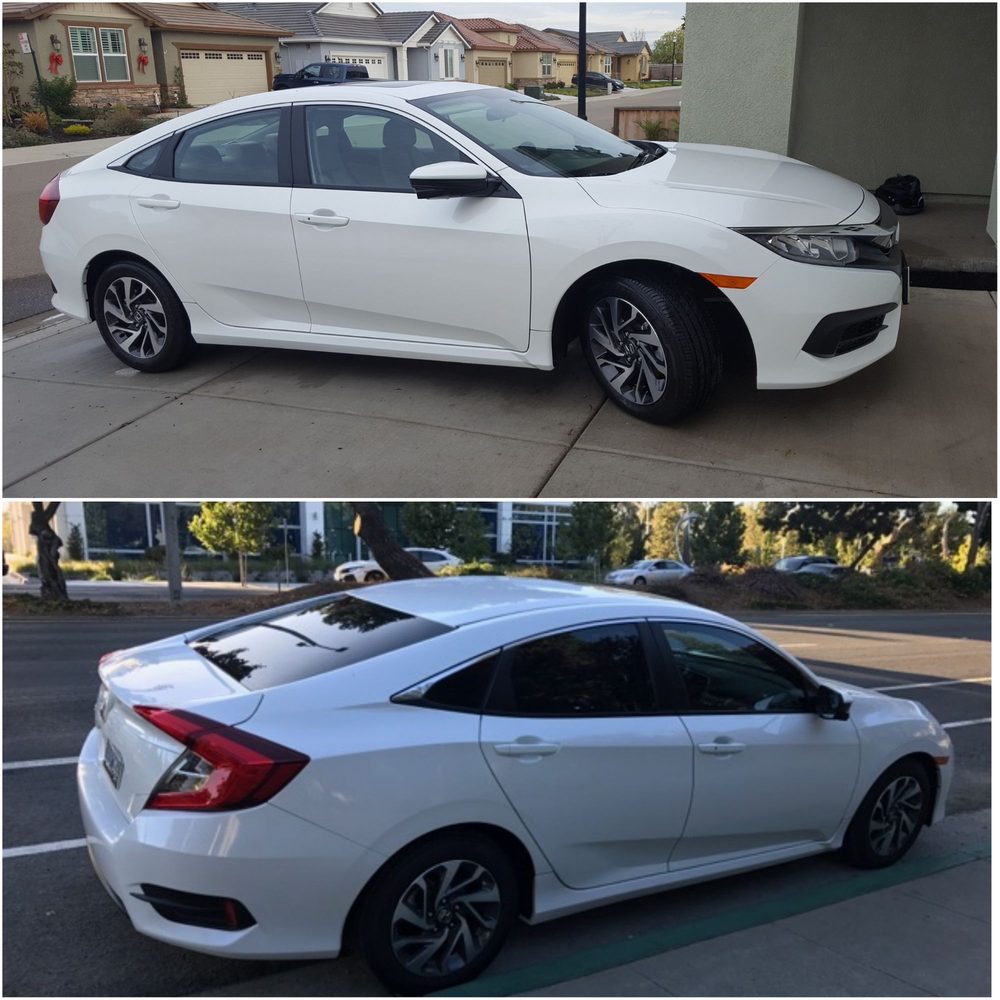Before and after 20% rear and 35% front Before and after 20% rear and 35% front