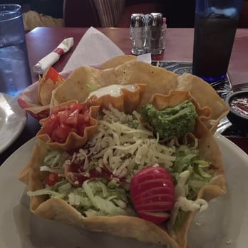 Don Cuco's Restaurant - Chicken tostada and really great salsa - Mexican Near Me - Newhall, California