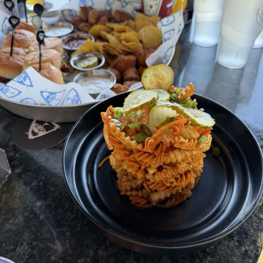 Topgolf - Bbq Drizzle Tower fries - Golf Near Me - Montebello, California Topgolf - Bbq Drizzle Tower fries - Golf Near Me - Montebello, California