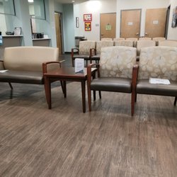Women's Health Partners - Taking precautions in waiting room.