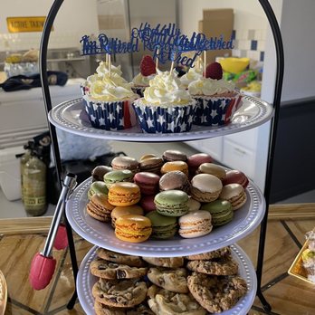 TLC Cheesecake - Lemon, Raspberry and Vanilla Bean Cheesecakes on top plate (all other items from other vendors) - Desserts Near Me TLC Cheesecake - Lemon, Raspberry and Vanilla Bean Cheesecakes on top plate (all other items from other vendors) - Desserts Near Me