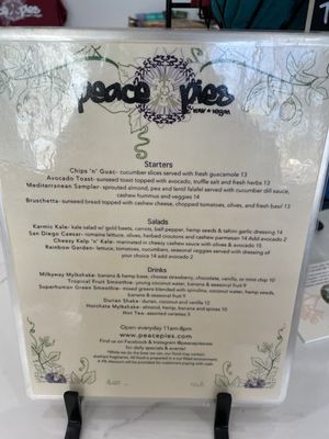 Menu photo 8 Peace Pies Encinitas, CA Menu photo 8 Peace Pies Encinitas, CA
