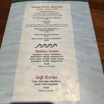 Riva Fish House - Happy Hour menu Drink menu - Seafood Near Me - Santa Cruz, California Riva Fish House - Happy Hour menu Drink menu - Seafood Near Me - Santa Cruz, California