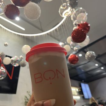 Bon - Iced salted maple cream latte - Coffee & Tea Near Me - Boston, Massachusetts