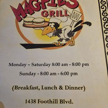 Magpie's Grill - Menu - American Near Me - La Canada Flintridge, California Magpie's Grill - Menu - American Near Me - La Canada Flintridge, California