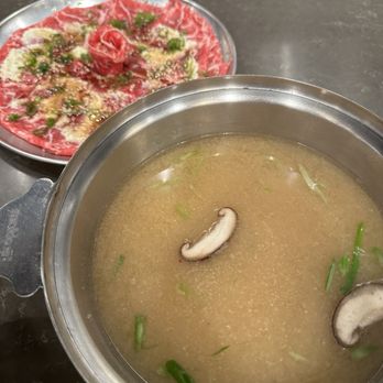 Mokkoji Shabu Shabu - Miso and L mokkoji cut marinated - Hot Pot Near Me - Riverside, California