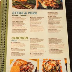 Gran Rodeo - This is Page 7 of their Main Menu.  Photo taken March 7, 2026.