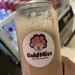 Gold Miss Boba Milk Tea (black tea) Gold Miss Boba Milk Tea (black tea)