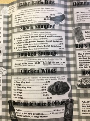 Menu photo 8 Shack in the Back BBQ Fairdale, KY Menu photo 8 Shack in the Back BBQ Fairdale, KY