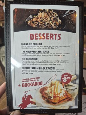 Menu photo 3 Chuck's Roadhouse Bar And Grill Aurora, ON