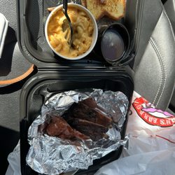 Soulman's Bar-B-Que - Bbq ribs, sausage, Mac n cheese, fries okra