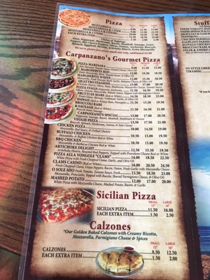 Menu photo 2 Carpanzano's Pizzeria Guilford, CT Menu photo 2 Carpanzano's Pizzeria Guilford, CT