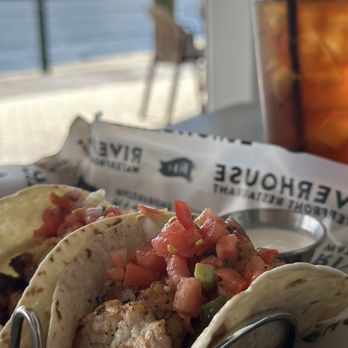 Riverhouse Waterfront Restaurant - Grouper tacos - Seafood Near Me - Palmetto, Florida Riverhouse Waterfront Restaurant - Grouper tacos - Seafood Near Me - Palmetto, Florida