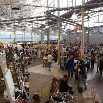 That Dapper Market - View from above, That Dapper Market in March 2014 at Plant 4 - Pop-up Shops Near Me - Bowden, SA