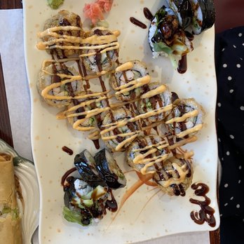 Edo Grill & Sushi - Shrimp tempura and crunchy California roll - Japanese Near Me - Moneta, Virginia