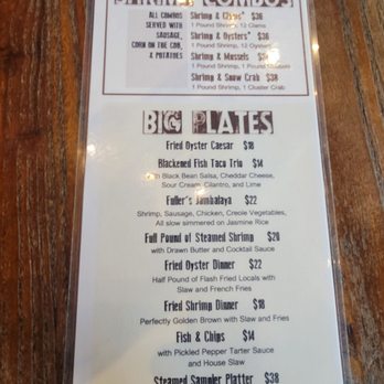 Fuller's Raw Bar - Big plates menu - Seafood Near Me - Hampton, Virginia Fuller's Raw Bar - Big plates menu - Seafood Near Me - Hampton, Virginia