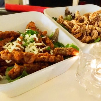Caffe Concerto - Portobello Fries and Calamari - Pizza Near Me - Los Angeles, California