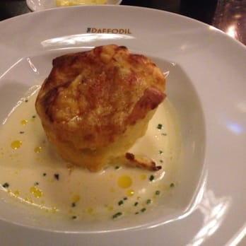 The Daffodil - Cheese soufflé - British Near Me - Cheltenham, GLS The Daffodil - Cheese soufflé - British Near Me - Cheltenham, GLS