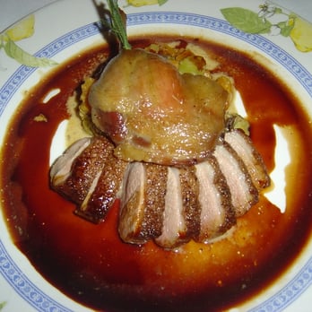 Bouchon - Bouchon Bourbon & Maple-Glazed California Duck Breast - French Near Me - Santa Barbara, California