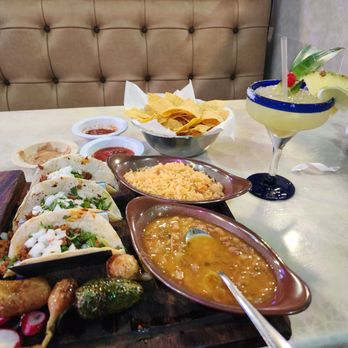 Alebrijes - Street tacos (chorizo) plate comes with beans and rice - Mexican Near Me - Easley, South Carolina Alebrijes - Street tacos (chorizo) plate comes with beans and rice - Mexican Near Me - Easley, South Carolina