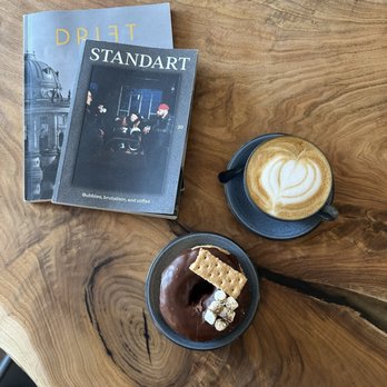 Coffee & Kindness - Oatmilk latte, smores donut - Cafes Near Me - Nashua, New Hampshire Coffee & Kindness - Oatmilk latte, smores donut - Cafes Near Me - Nashua, New Hampshire