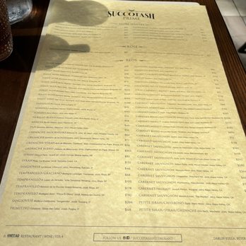 Succotash Prime - Menu 9/25 - Southern Near Me - Washington, DC, District of Columbia