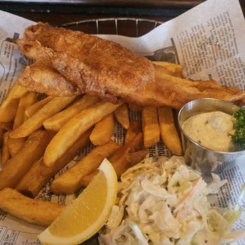 Aulde Dubliner & Pour House - Fish & chips can you say YUM - Irish Pub Near Me - Ottawa, Ontario