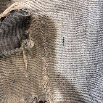 NV Alterations - Fixed tear that former a slit above the bottom-most hole. - Sewing & Alterations Near Me - Tarzana, California