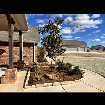 Swaiss Solutions Lawn and Landscape - Sandstone edging around your landscape is a great way to add curb appeal! - Lawn Services Near Me Swaiss Solutions Lawn and Landscape - Sandstone edging around your landscape is a great way to add curb appeal! - Lawn Services Near Me