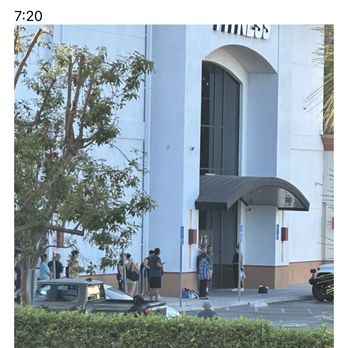 EōS Fitness - Sunday, July 19, 7:20 a.m. Gym closed. No one arrived until almost 8:30 a.m. when the doors should have opened at 7 a.m. - Gyms Near Me - La Mirada, California EōS Fitness - Sunday, July 19, 7:20 a.m. Gym closed. No one arrived until almost 8:30 a.m. when the doors should have opened at 7 a.m. - Gyms Near Me - La Mirada, California