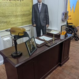Saul and his desk!