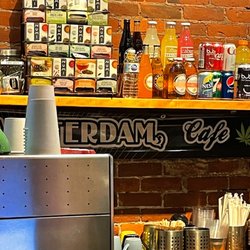 New Amsterdam Café - Well organized service area.