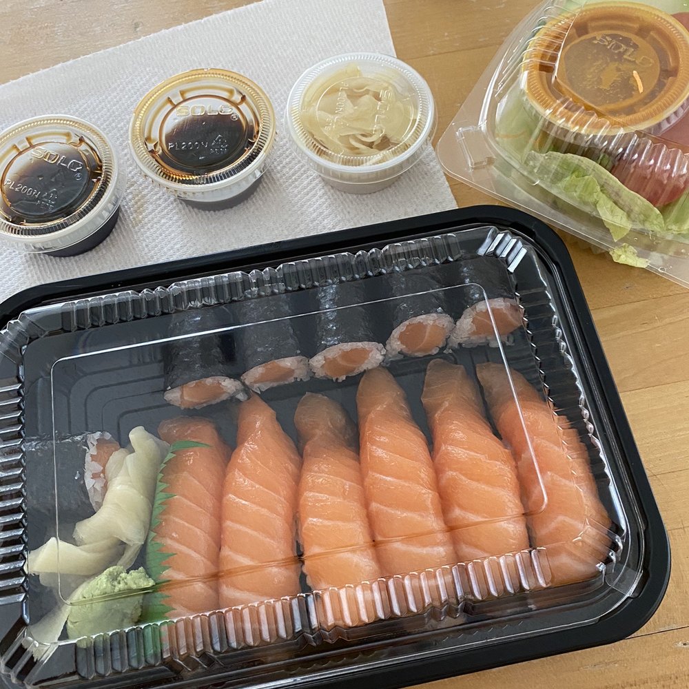 Herosame - salmon sushi lunch special with salad instead of soup - Japanese Near Me - Ardmore, Pennsylvania Herosame - salmon sushi lunch special with salad instead of soup - Japanese Near Me - Ardmore, Pennsylvania