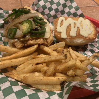 On The Patio - Chicken Breast Sandwich Chicken Breast Sandwich - Sports Bars Near Me - Azle, Texas On The Patio - Chicken Breast Sandwich Chicken Breast Sandwich - Sports Bars Near Me - Azle, Texas