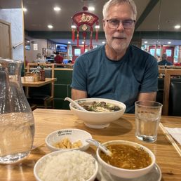 John ordered Roast Duck Noodle Soup!