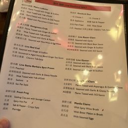 Menu Menu