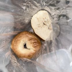 Julian's Bagel Place - Bagels are "freshly baked" but this tastes and looks exactly like the Thomas brand bagels you buy at Publix buy1get1