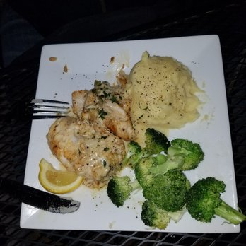 Latitude Seafood - Crab stuffed flounder, broccoli and garlic mashed potatoes. - Seafood Near Me - Midlothian, Virginia Latitude Seafood - Crab stuffed flounder, broccoli and garlic mashed potatoes. - Seafood Near Me - Midlothian, Virginia