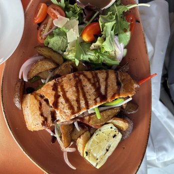 DC Capitol Square Bar & Grill - Glazed salmon - Comfort Food Near Me - Washington, DC, District of Columbia DC Capitol Square Bar & Grill - Glazed salmon - Comfort Food Near Me - Washington, DC, District of Columbia