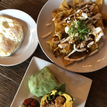 Bread & Barley - Celebration lunch date w/ my girl  Breakfast burrito, chilaquiles with a side of sunny side up. - Gastropubs Near Me - Covina, California