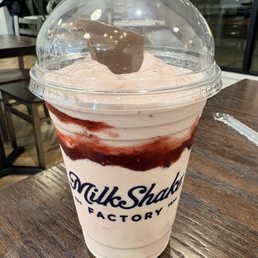 This raspberry milkshake was awesome!