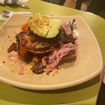 Snooze, an A.M. Eatery - Sweet potato bacon mashup - Breakfast & Brunch Near Me - Charlotte, North Carolina