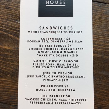 Smoqehouse - Menu Side 1 - Barbeque Near Me - Bradenton Beach, Florida Smoqehouse - Menu Side 1 - Barbeque Near Me - Bradenton Beach, Florida