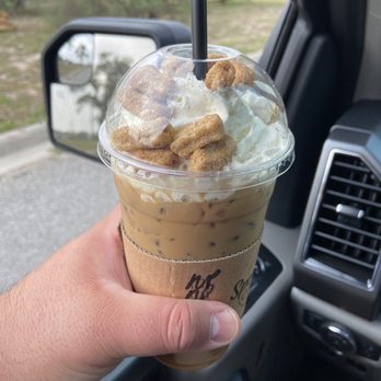 Spot On Coffee - The Amigo (churro, cinnamon goodness) - Coffee & Tea Near Me - Floresville, Texas Spot On Coffee - The Amigo (churro, cinnamon goodness) - Coffee & Tea Near Me - Floresville, Texas