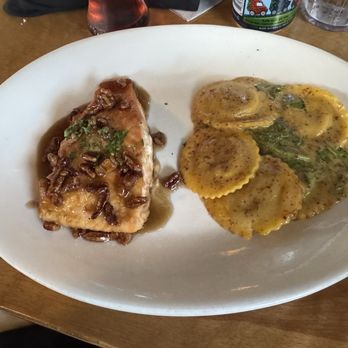 Red White & Brew - Fish and some pasta. - New American Near Me - Prescott, Arizona