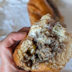 OMG Burgers and More - Beef cheesesteak