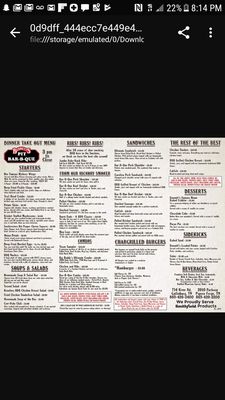 Menu photo 8 Bennett's Pit Bar-B-Que Gatlinburg, TN